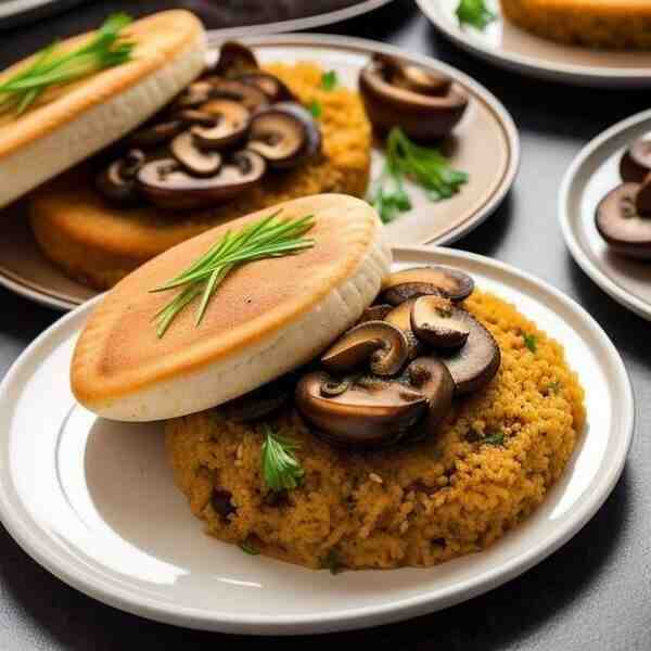 Пшеннокартофельные зразы с грибами